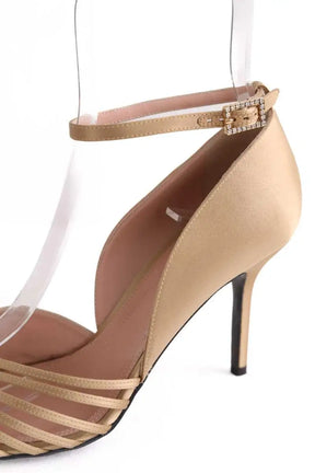 Talons Alberta Ferretti Doré en Cuir