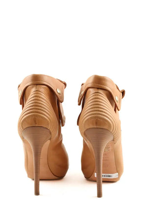 Talons Alexander McQueen Camel en Cuir
