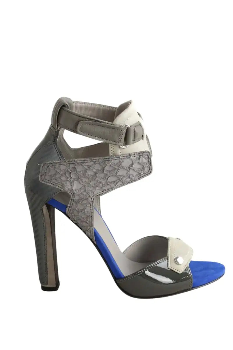 Talons Alexander Wang Gris en Cuir, taille 37 - Seconde Main