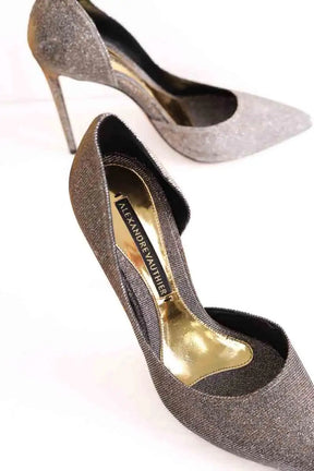 Talons Alexandre Vauthier Gris en Tissu