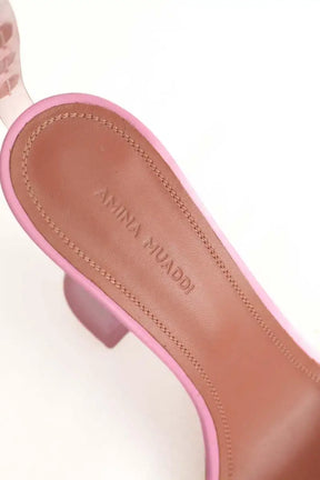 Talons Amina Muaddi Julia Rose en Tissu