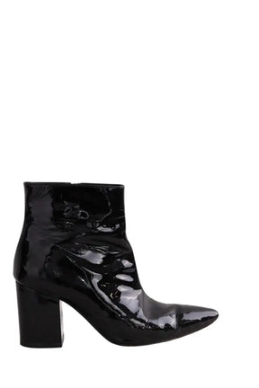 Talons Anine Bing Noir en Cuir verni, taille 38 - Seconde Main
