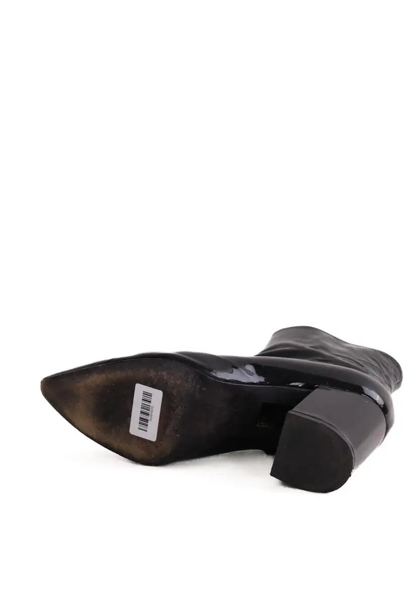 Talons Anine Bing Noir en Cuir verni