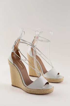 Talons Aquazzura Blanc en Cuir