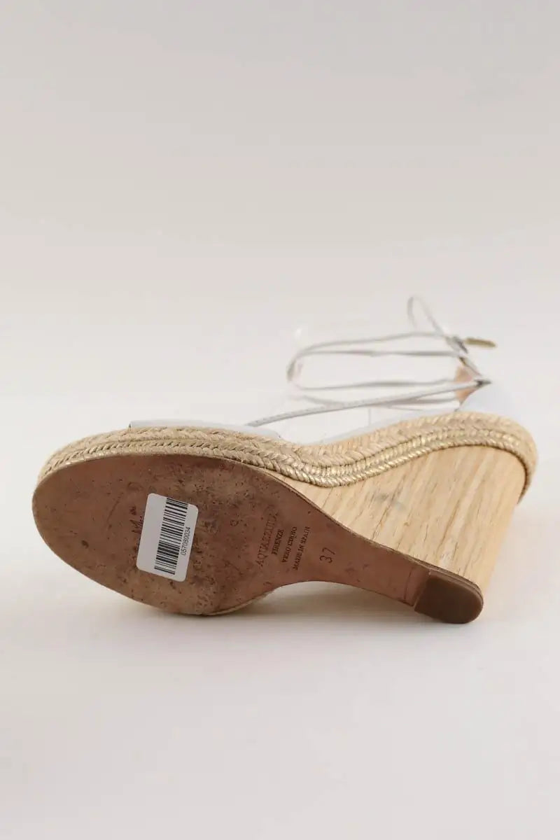 Talons Aquazzura Blanc en Cuir