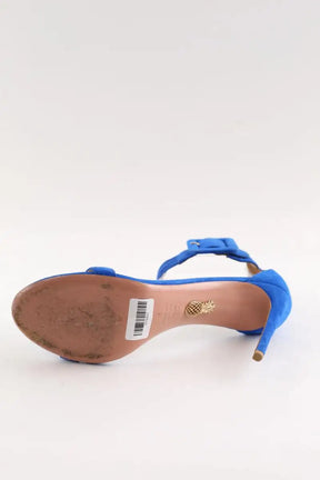 Talons Aquazzura Bleu en Daim