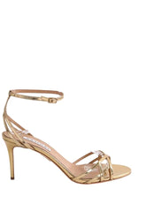 Talons Aquazzura Doré en Cuir, taille 39 - Seconde Main