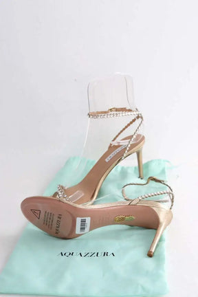 Talons Aquazzura Doré en Cuir