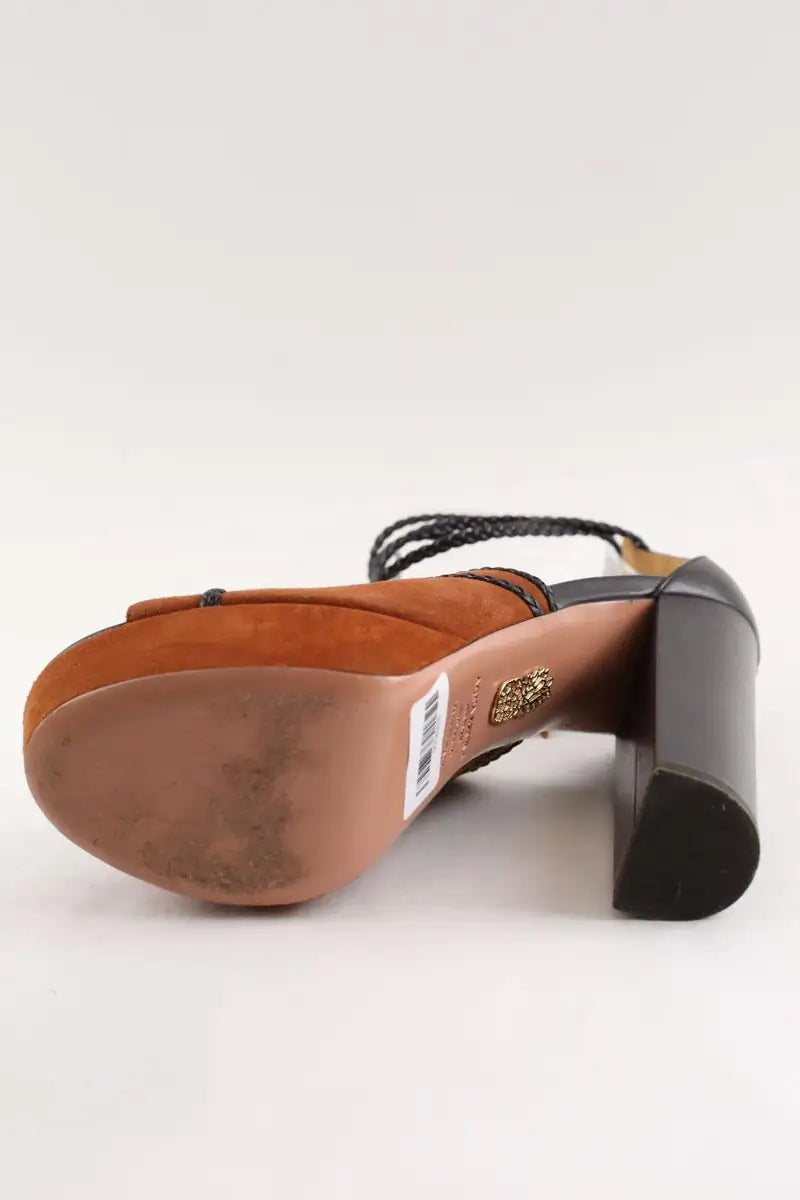 Talons Aquazzura Marron en Daim