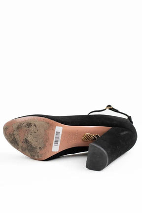 Talons Aquazzura Noir en Daim