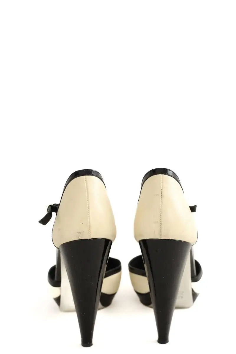 Talons Azzaro Noir en Cuir