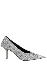 Talons Balenciaga Argent en Tissu, taille 39 - Seconde Main