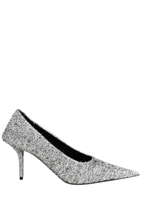 Talons Balenciaga Argent en Tissu, taille 39 - Seconde Main