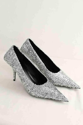 Talons Balenciaga Argent en Tissu