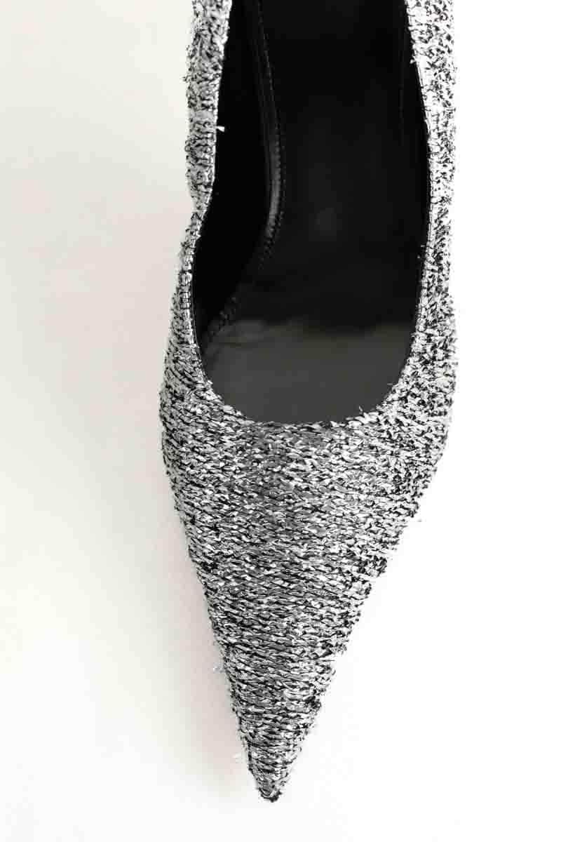 Talons Balenciaga Argent en Tissu