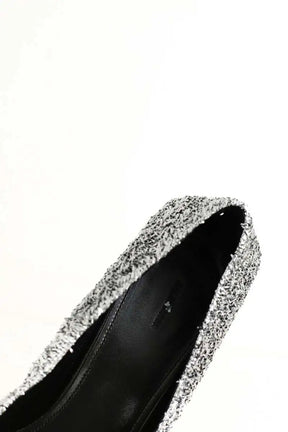 Talons Balenciaga Argent en Tissu