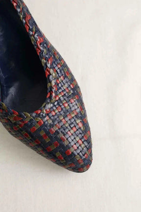 Talons Bally Marine en Cuir