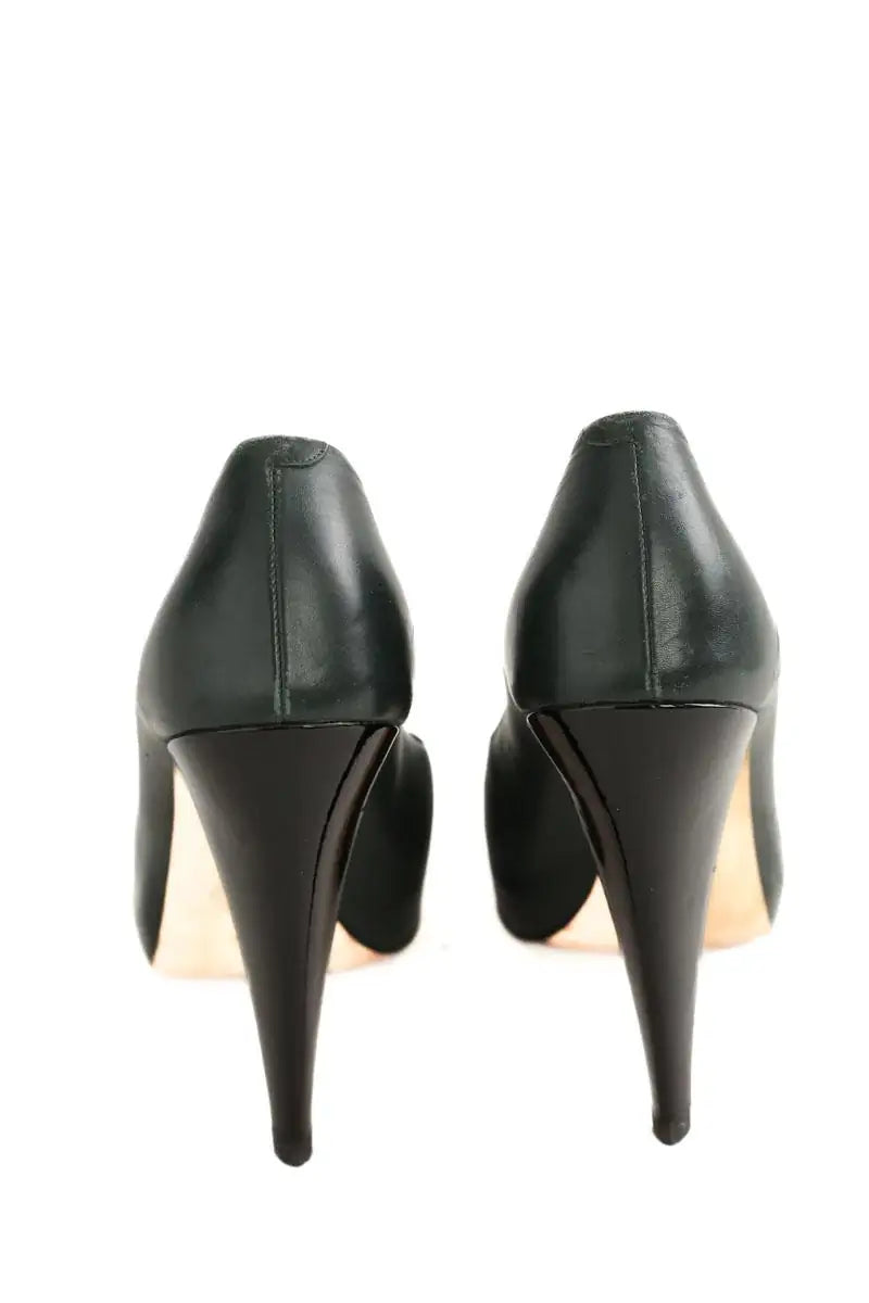 Talons Bally Vert en Cuir
