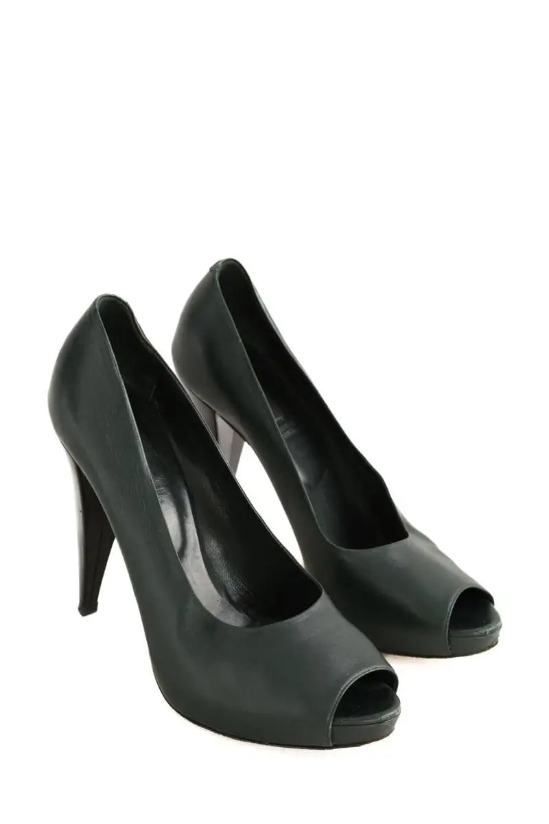 Talons Bally Vert en Cuir