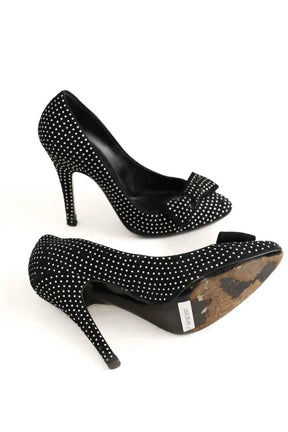 Talons Balmain Noir en Cuir