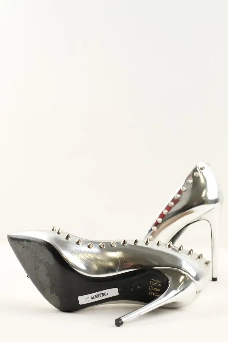 Talons Barbara Bui Argent en Cuir
