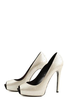 Talons Barbara Bui Argent en Cuir