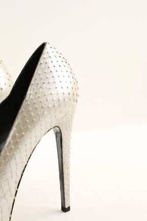 Talons Barbara Bui Argent en Cuir
