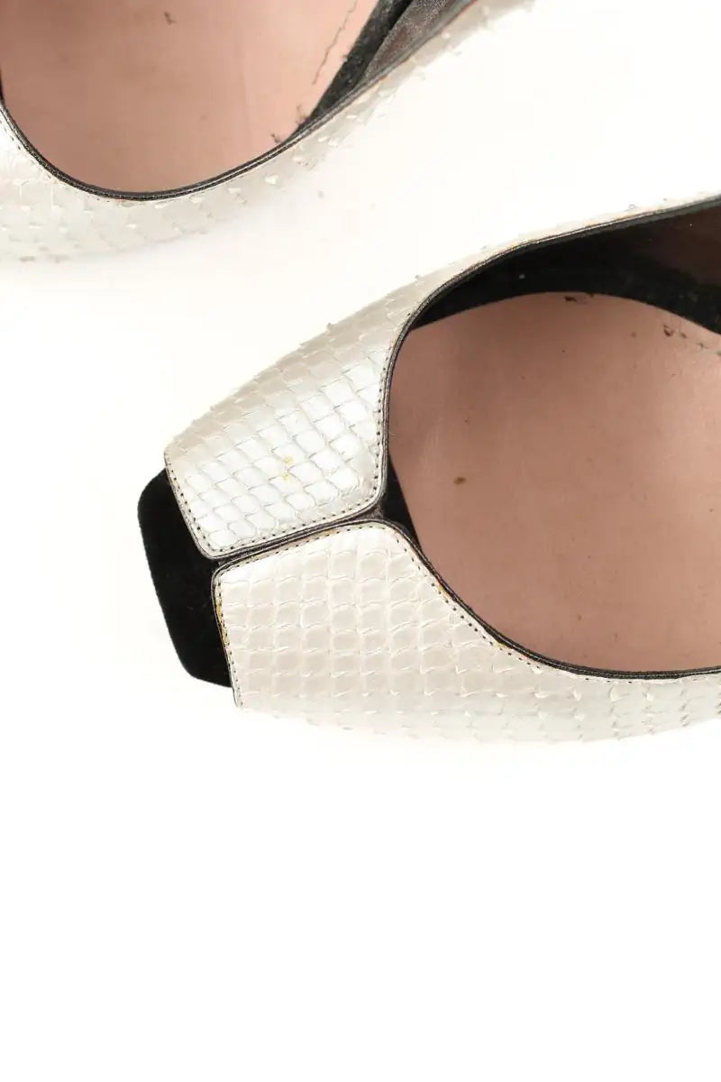 Talons Barbara Bui Argent en Cuir