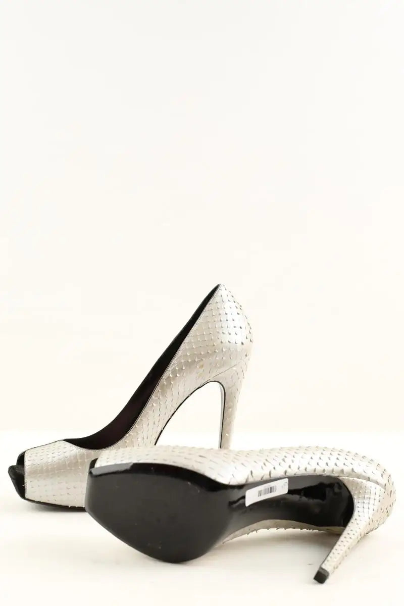 Talons Barbara Bui Argent en Cuir