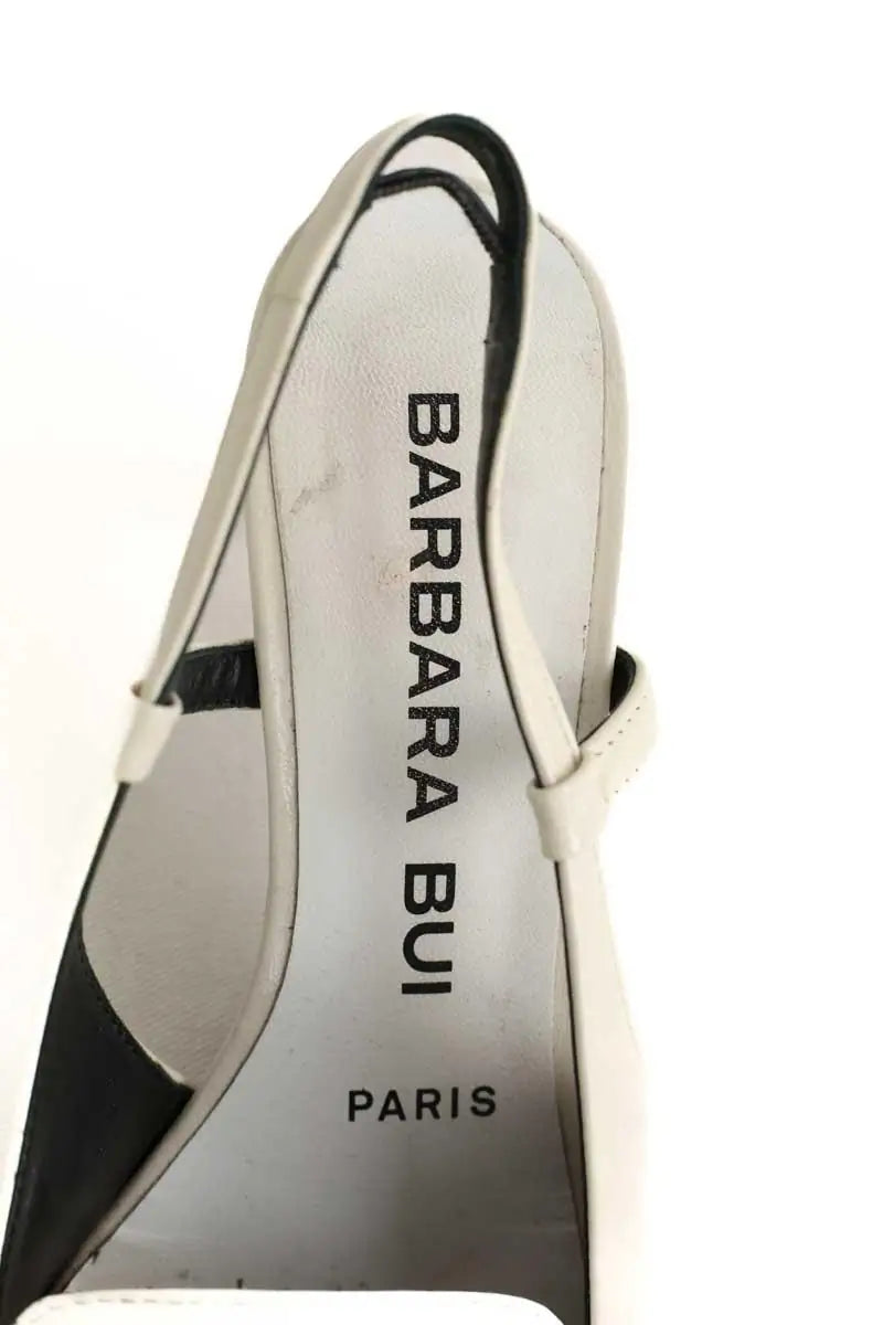 Talons Barbara Bui Beige en Cuir