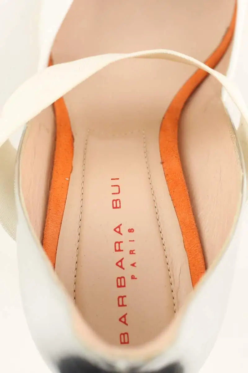 Talons Barbara Bui Blanc en Cuir