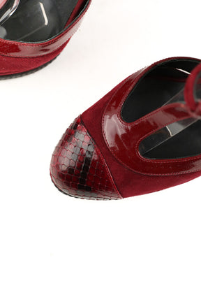Talons Barbara Bui Bordeaux en Cuir