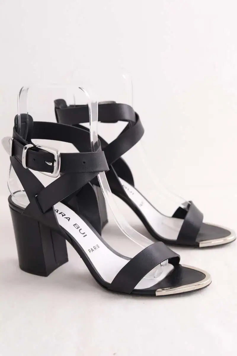 Talons Barbara Bui Noir en Cuir