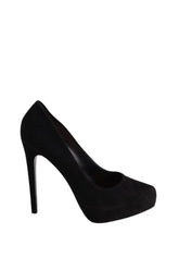 Talons Barbara Bui Noir en Daim, taille 37 - Seconde Main