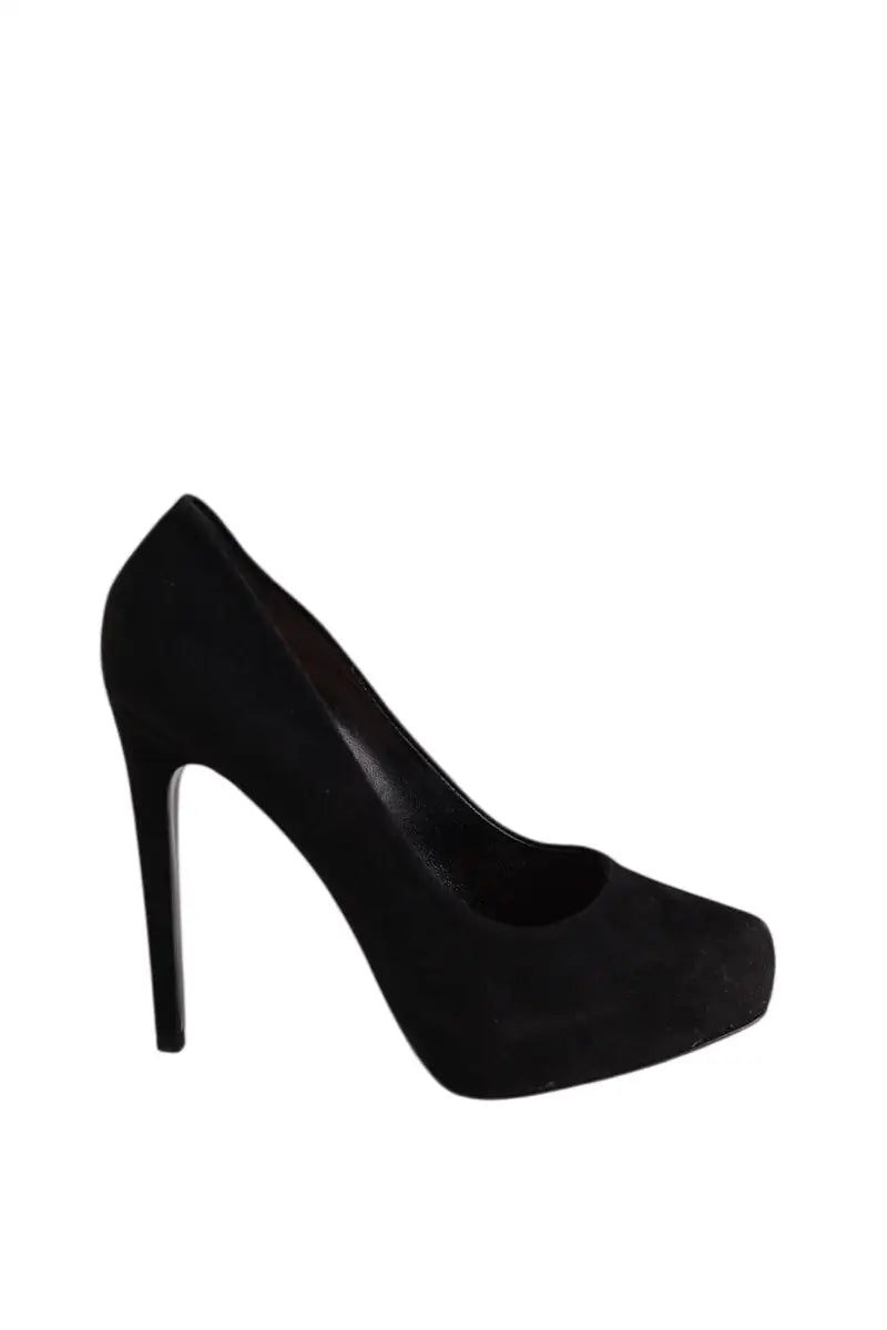 Talons Barbara Bui Noir en Daim, taille 37 - Seconde Main