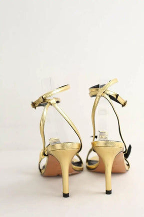 Talons Ba&Sh Doré en Cuir