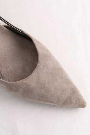 Talons Brunello Cucinelli Gris en Daim