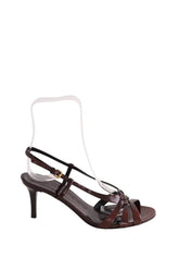 Talons Burberry Bordeaux en Cuir, taille 38 - Seconde Main