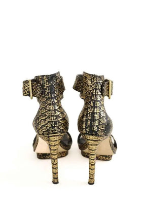 Talons Calvin Klein Noir en Cuir