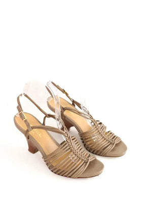 Talons Carel Beige en Cuir