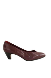 Talons Carel Bordeaux en Cuir, taille 37 - Seconde Main
