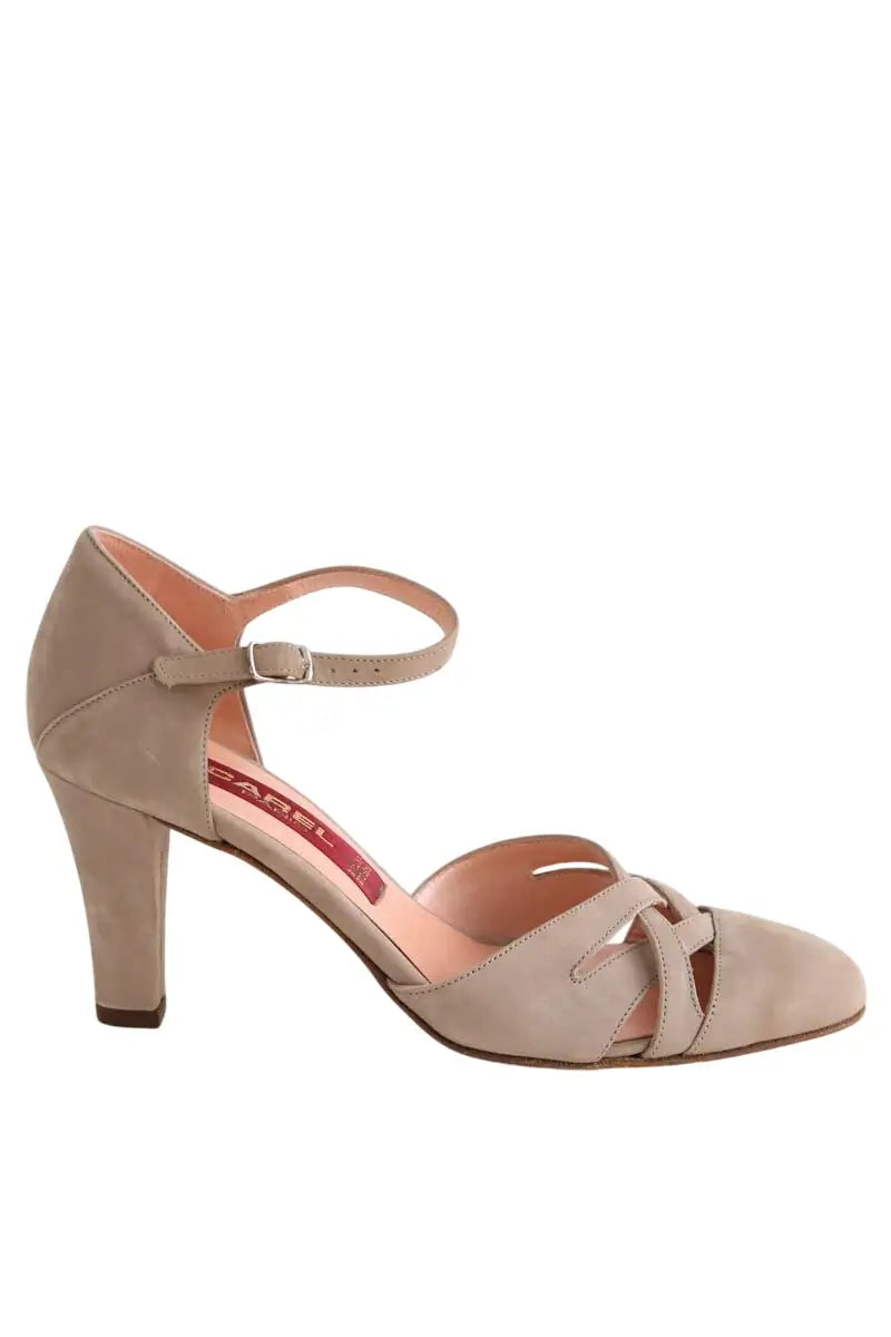 Talons Carel Gris en Daim, taille 35 - Seconde Main
