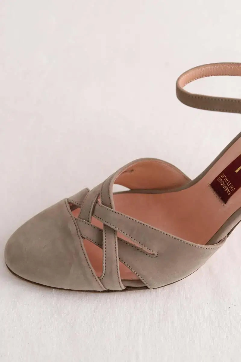 Talons Carel Gris en Daim