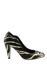 Talons Carven Noir en Cuir, taille 36 - Seconde Main
