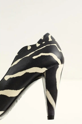 Talons Carven Noir en Cuir