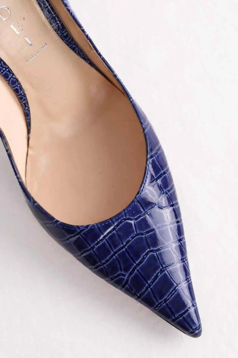 Talons CASADEI Bleu en Cuirs exotiques