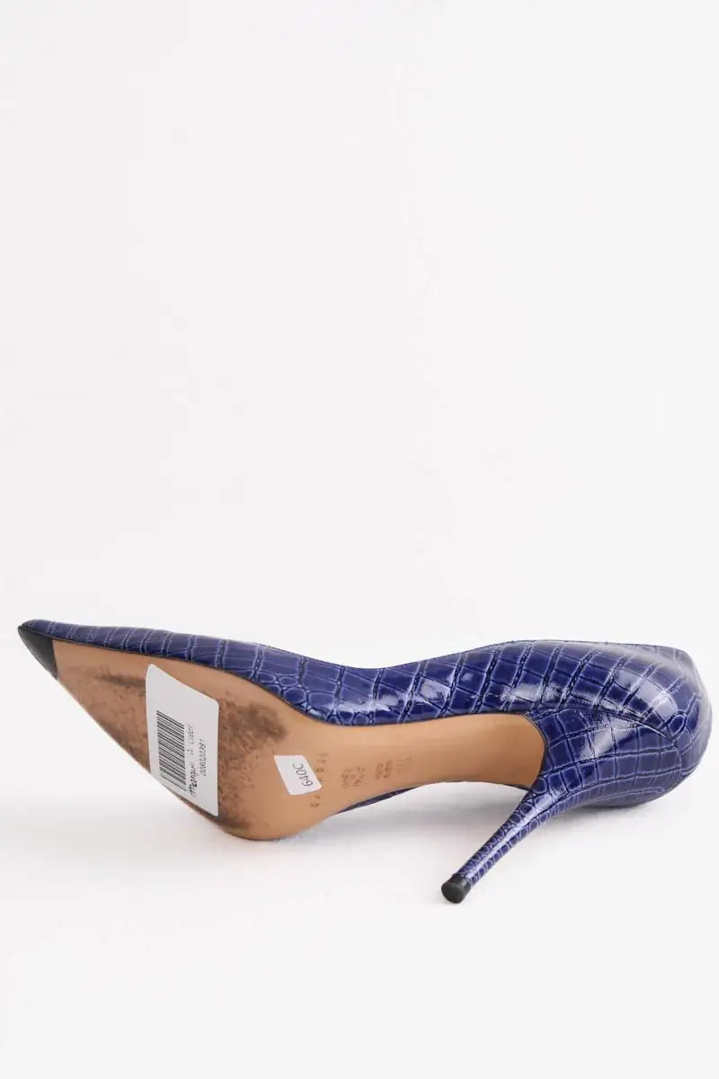 Talons CASADEI Bleu en Cuirs exotiques