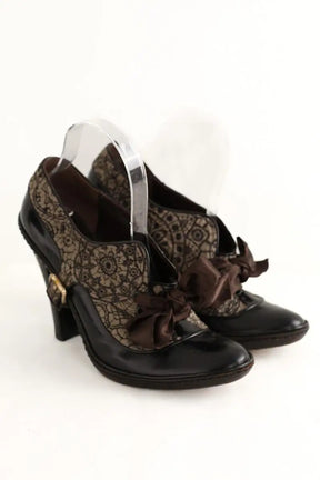 Talons Celine Marron en Cuir