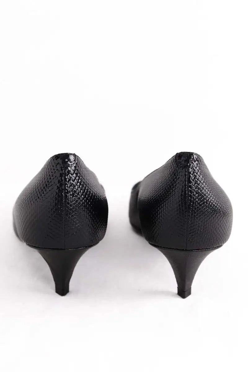 Talons Celine Noir en Cuir
