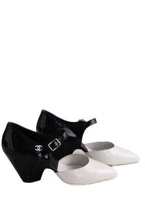 Talons Chanel Noir en Cuir